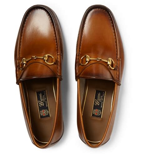 gucci mens dress shoes brown|loafers for men Gucci.